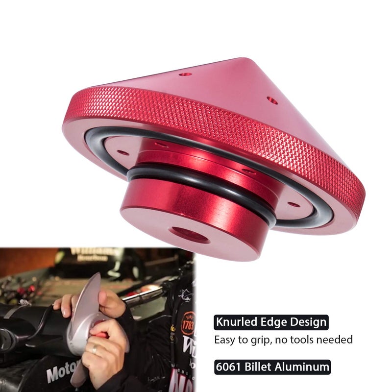 Yoursme Eliminator Trolling Motor Prop Nut #GFEL-MK-BK-DP Compatible with MinnKota 80, 101 and 112 Replace for T-H Marine Red - Image 4